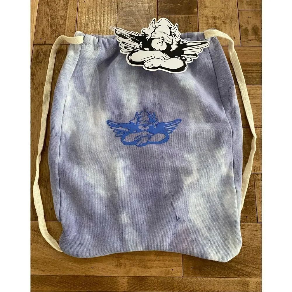 Boys Lie Purple Slushie Slushy Drawstring Backpack Tote Bag